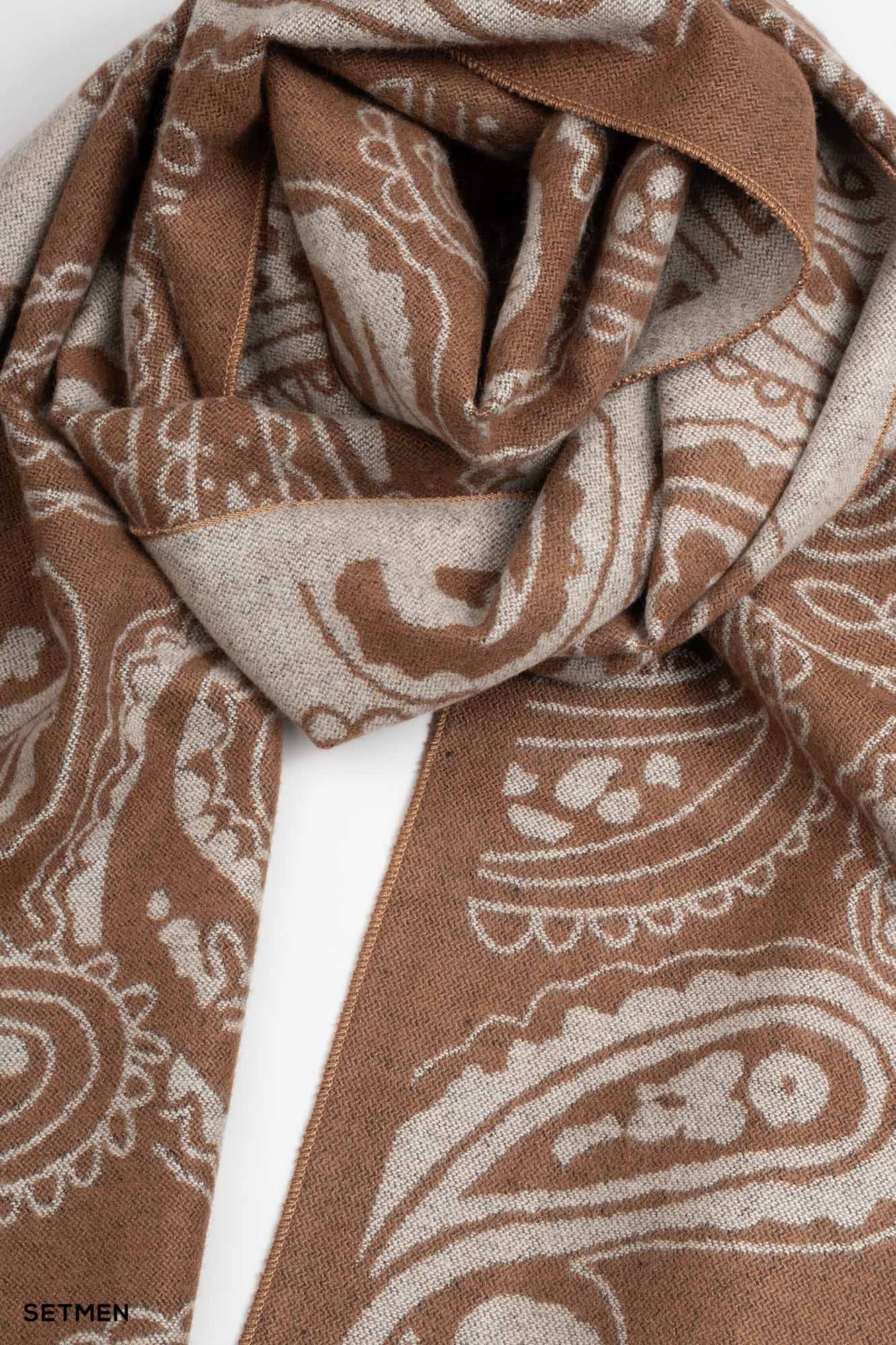 شال گردن مردانه پشمی