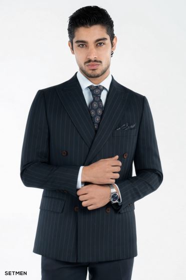 کت و شلوار مردانه دیپلمات دبل برست