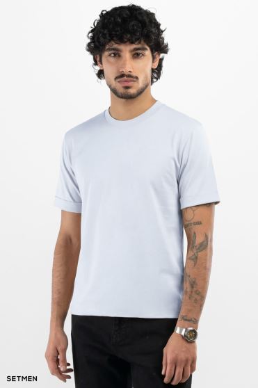 تیشرت یقه گرد آستین کوتاه