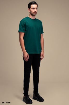 تیشرت یقه گرد آستین کوتاه