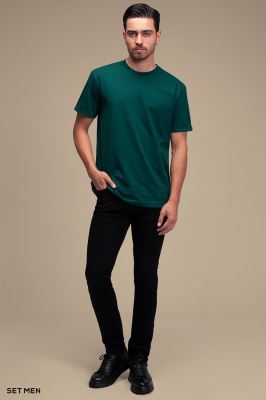 تیشرت یقه گرد آستین کوتاه