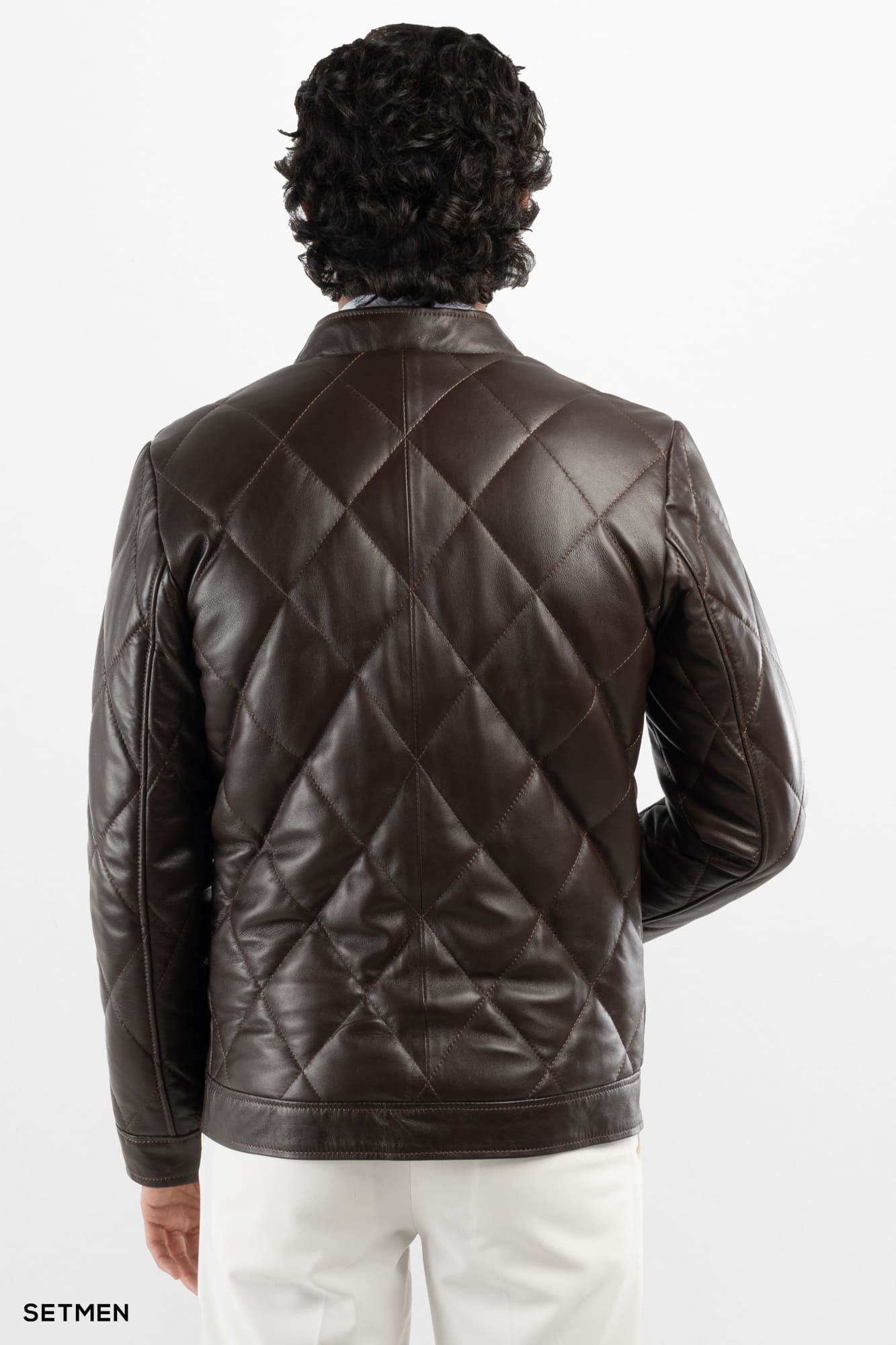 کاپشن مردانه چرم طبیعی