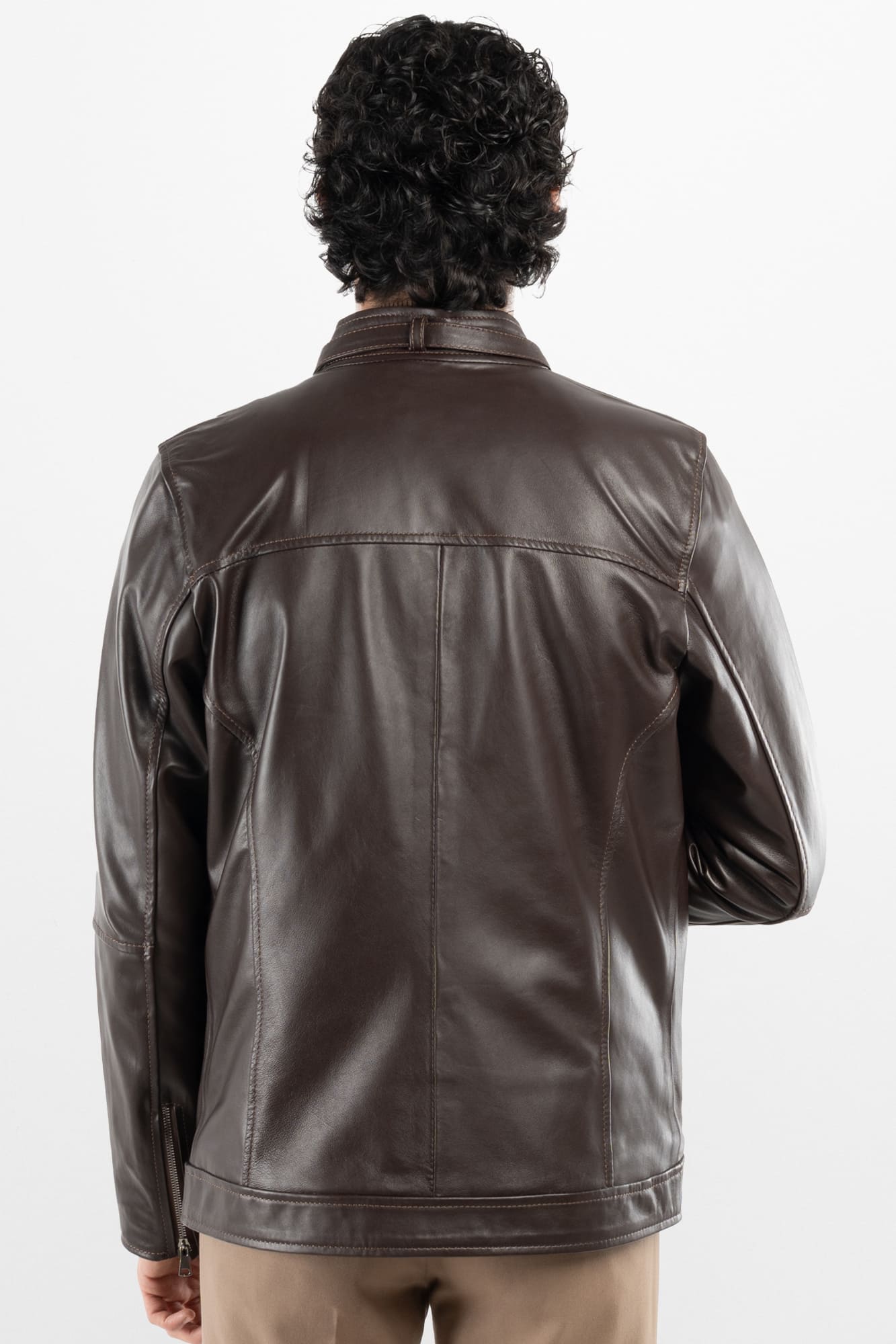 کاپشن مردانه چرم طبیعی