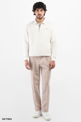 دورس مردانه نیم زیپ یقه ایستاده