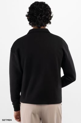 دورس مردانه نیم زیپ یقه ایستاده