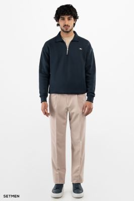 دورس مردانه نیم زیپ یقه ایستاده