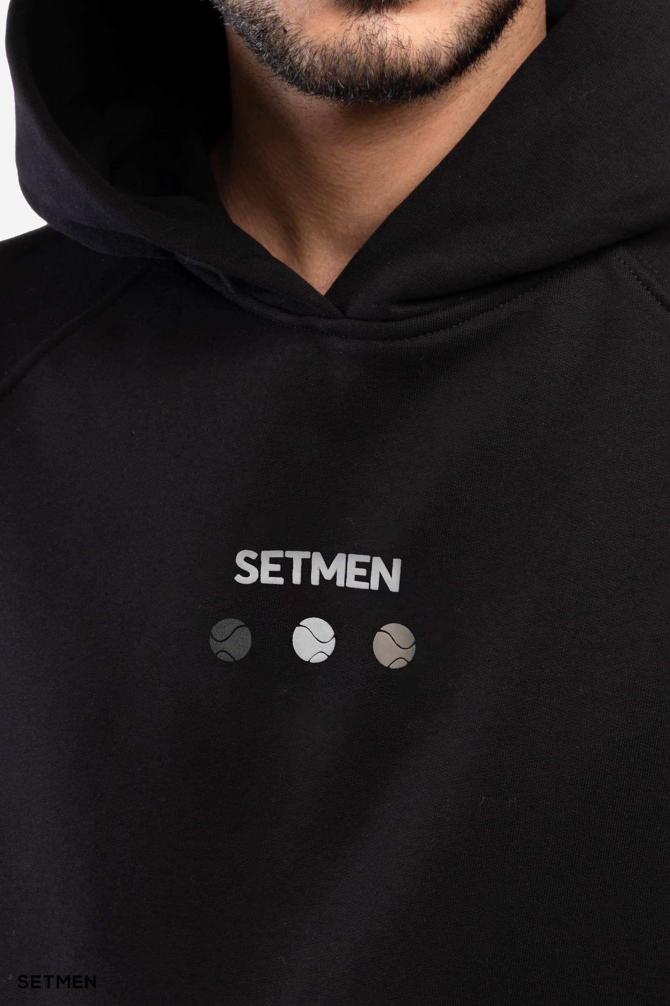 هودی مردانه ست من طرح توپ تنیس/ پدل