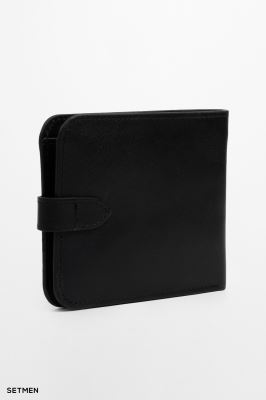 کیف پول چرم ساده ست من