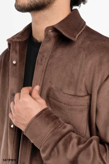 پیراهن مرادنه مخمل کبریتی