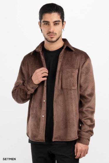 پیراهن مرادنه مخمل کبریتی