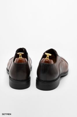 کفش مردانه چرم کلاسیک بنددار