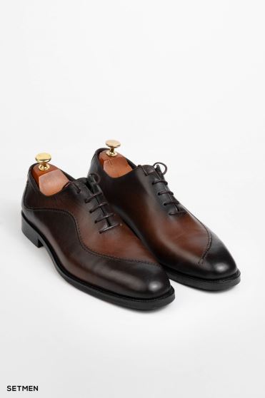 کفش مردانه چرم کلاسیک بنددار