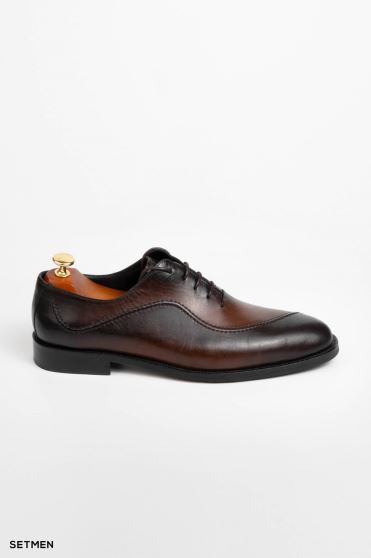 کفش مردانه چرم کلاسیک بنددار