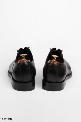 کفش مردانه چرم کلاسیک بنددار