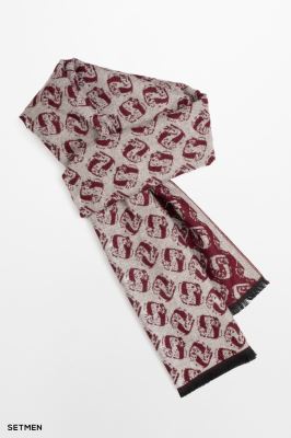 شال گردن مردانه پشمی