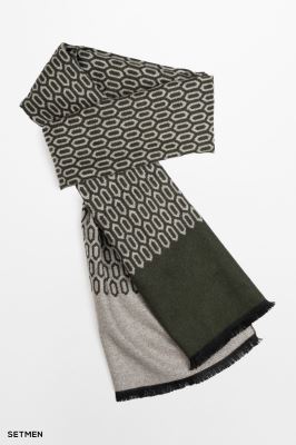 شال گردن مردانه پشمی