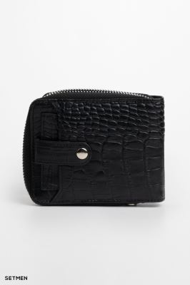 کیف پول چرم پوست ماری ست من