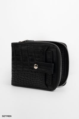 کیف پول چرم پوست ماری ست من