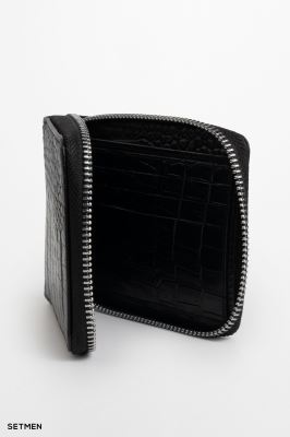 کیف پول چرم پوست ماری ست من