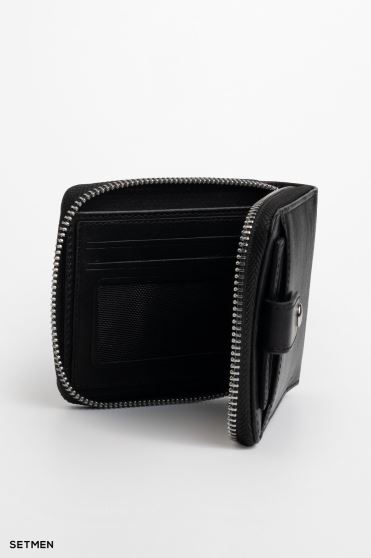 کیف پول چرم ساده ست من