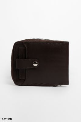 کیف پول چرم ساده ست من