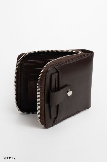 کیف پول چرم ساده ست من