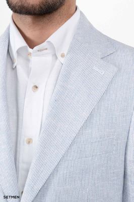 کت مردانه تک لینن دیپلمات