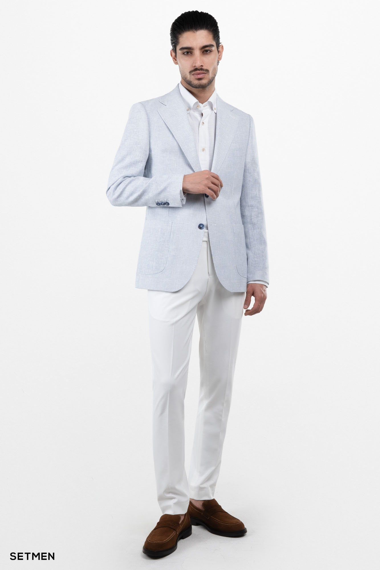 کت مردانه تک لینن دیپلمات