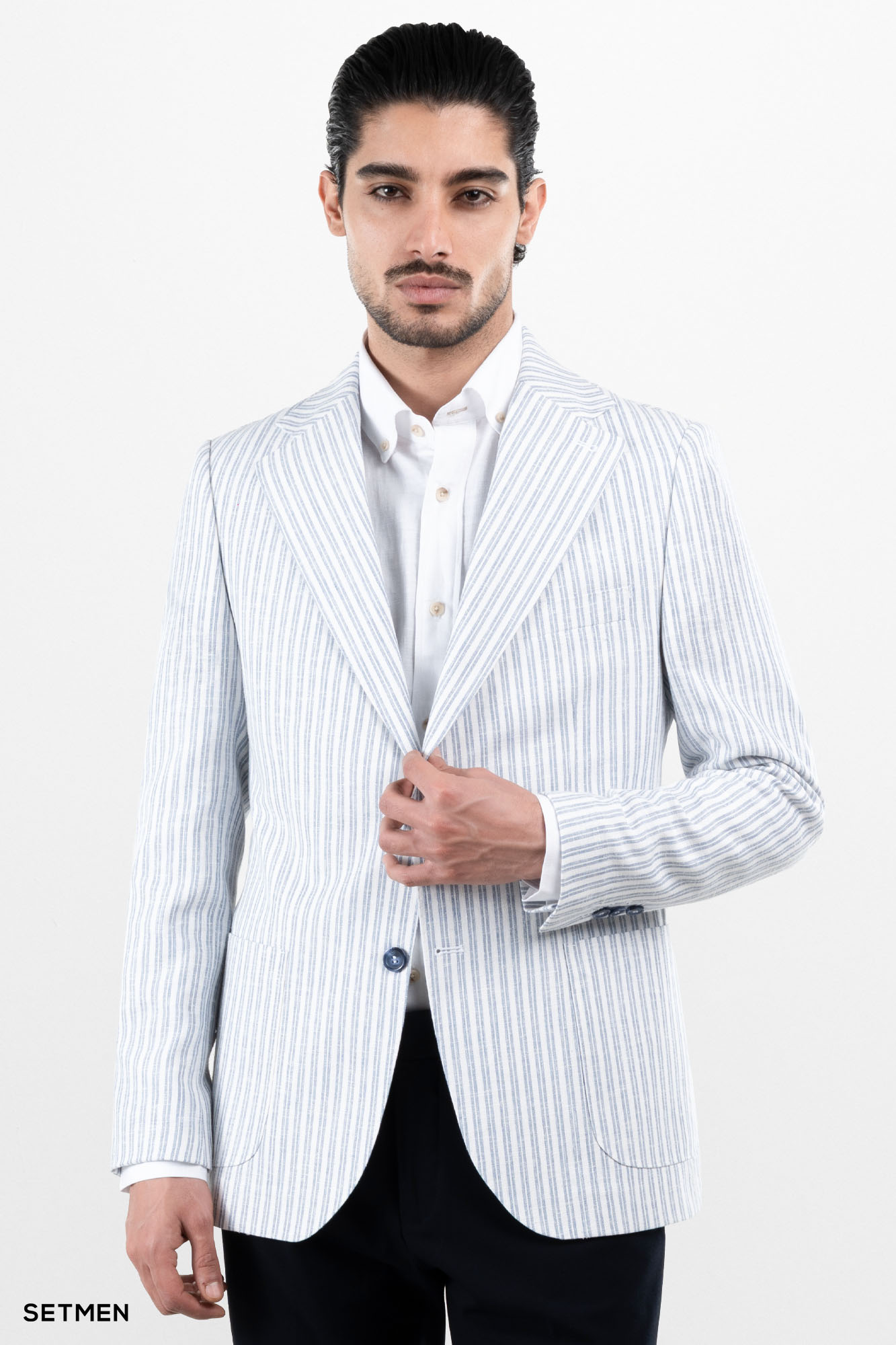 کت مردانه تک لینن دیپلمات