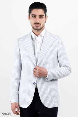 کت مردانه تک لینن دیپلمات