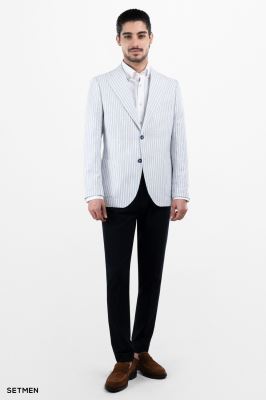 کت مردانه تک لینن دیپلمات
