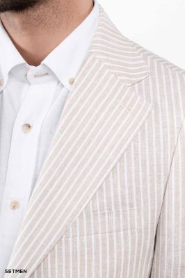 کت مردانه تک لینن دیپلمات