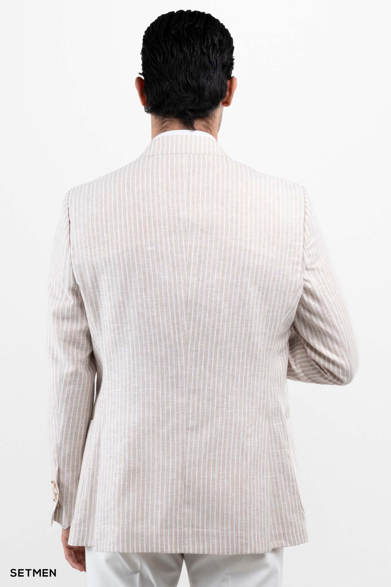 کت مردانه تک لینن دیپلمات