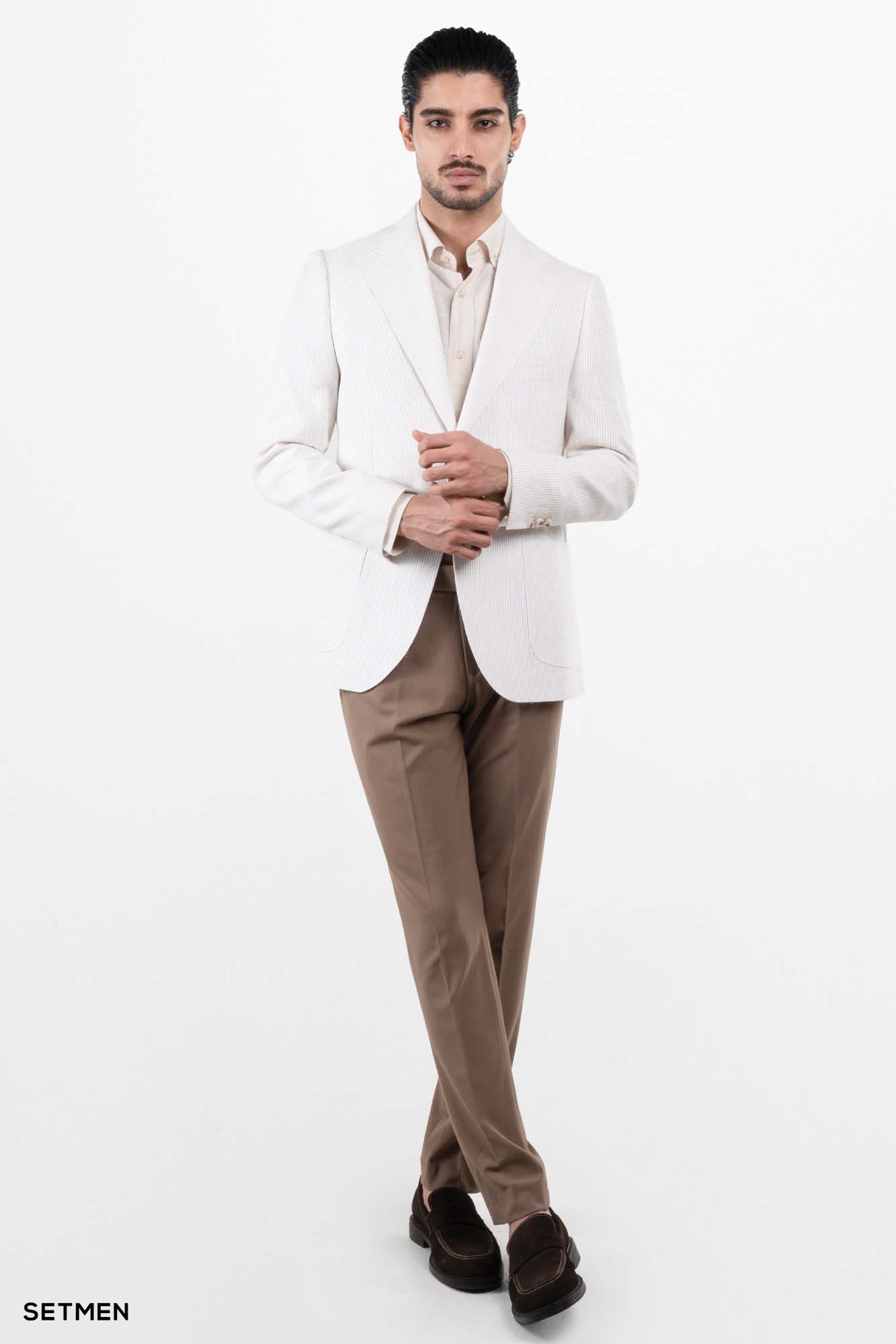 کت مردانه تک لینن دیپلمات