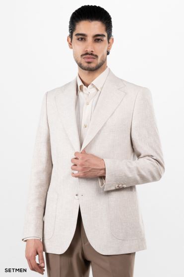 کت مردانه تک لینن