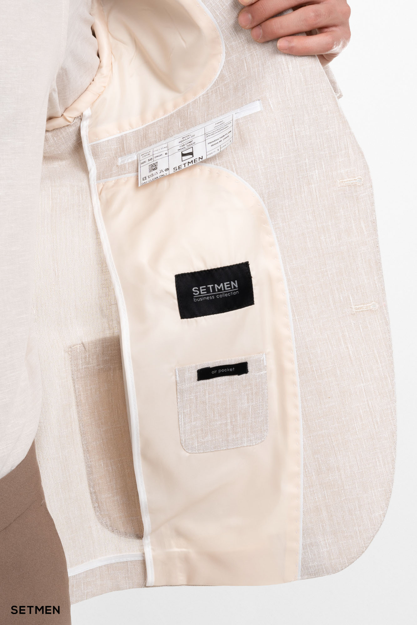 کت مردانه تک لینن