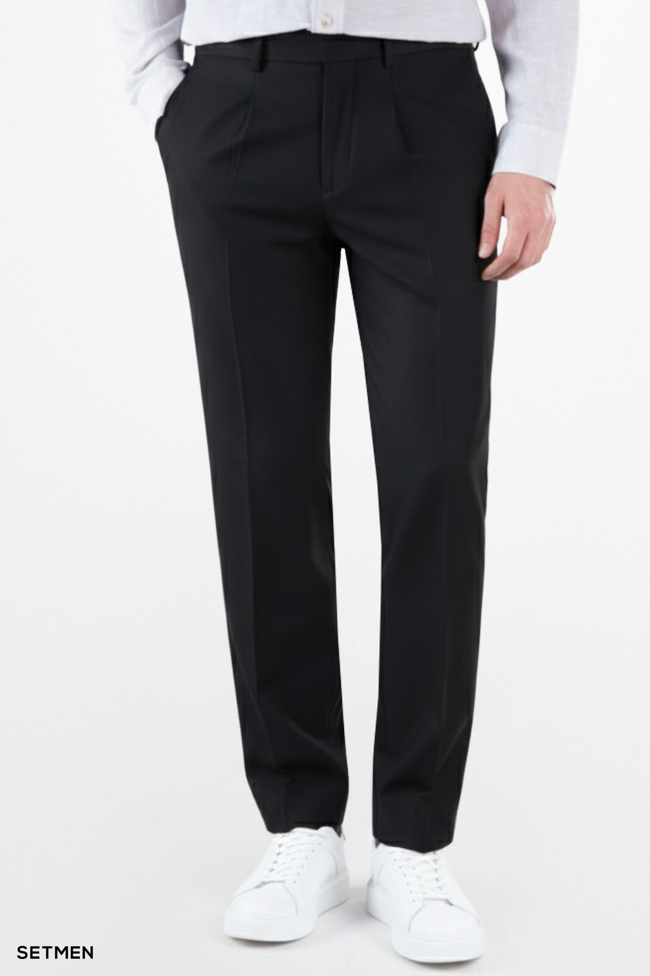 شلوار لینن مردانه کمر کش