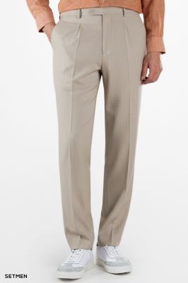 شلوار لینن مردانه کمر کش