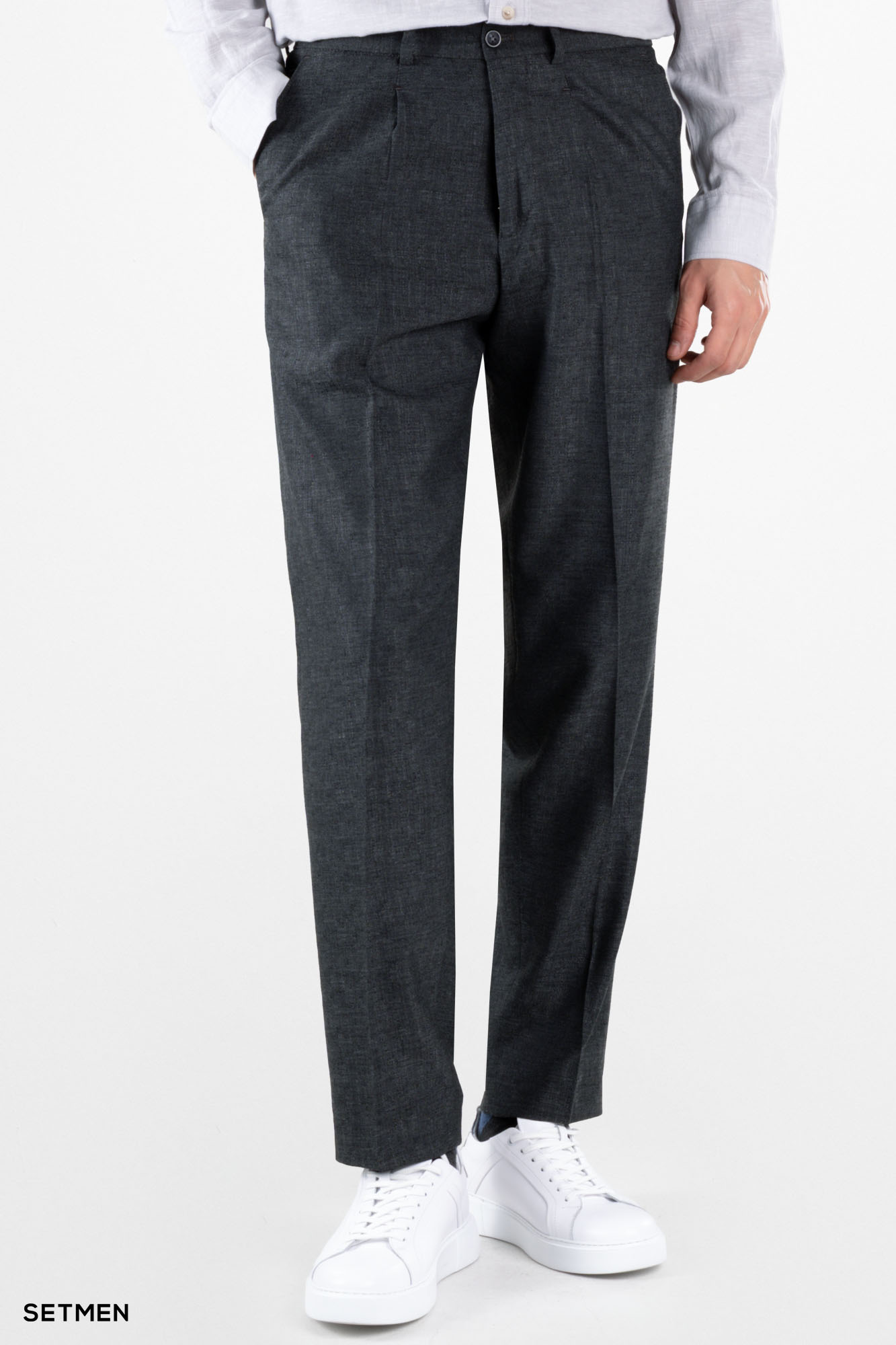 شلوار لینن مردانه کمر کش