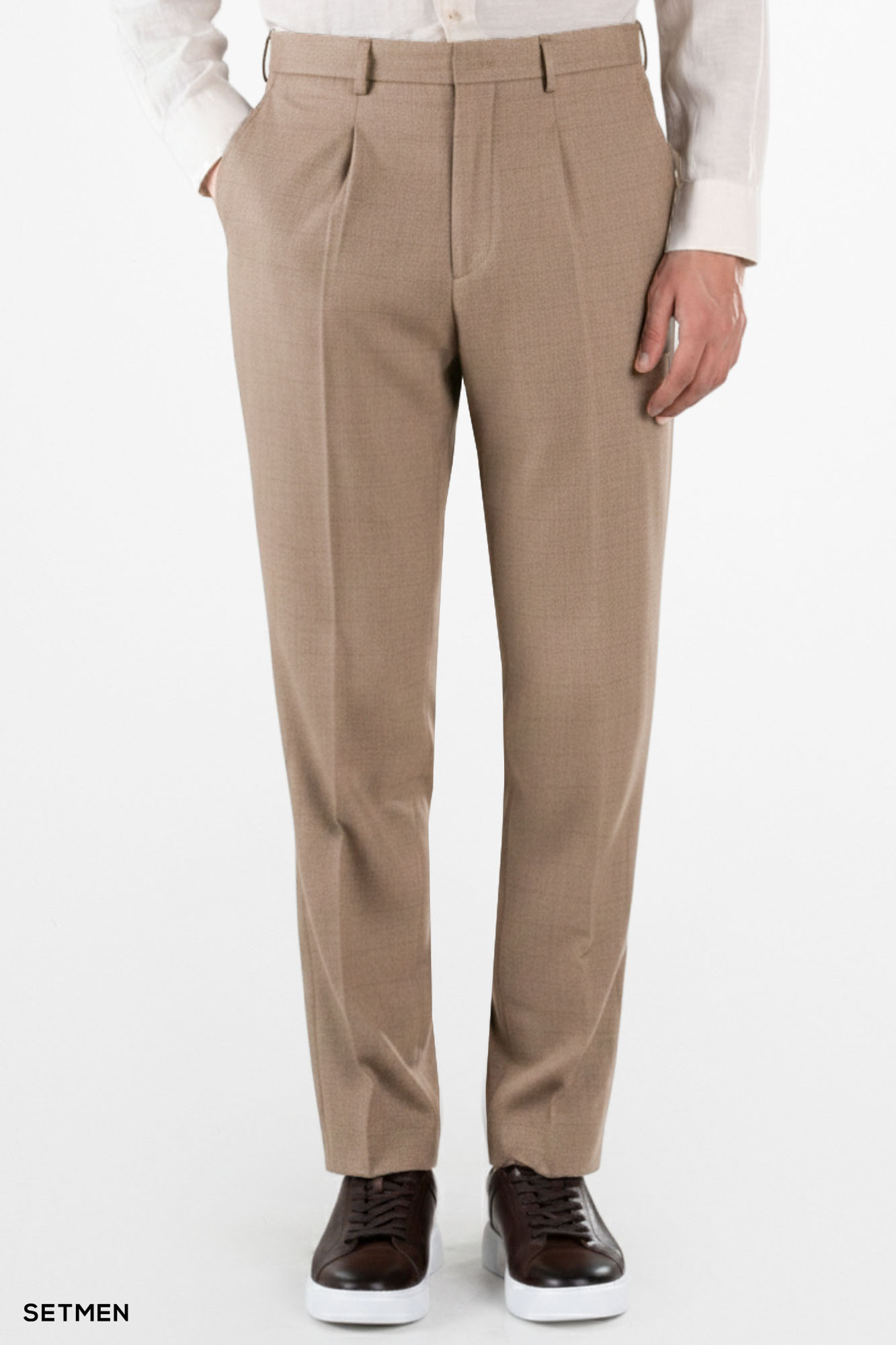 شلوار لینن مردانه کمر کش