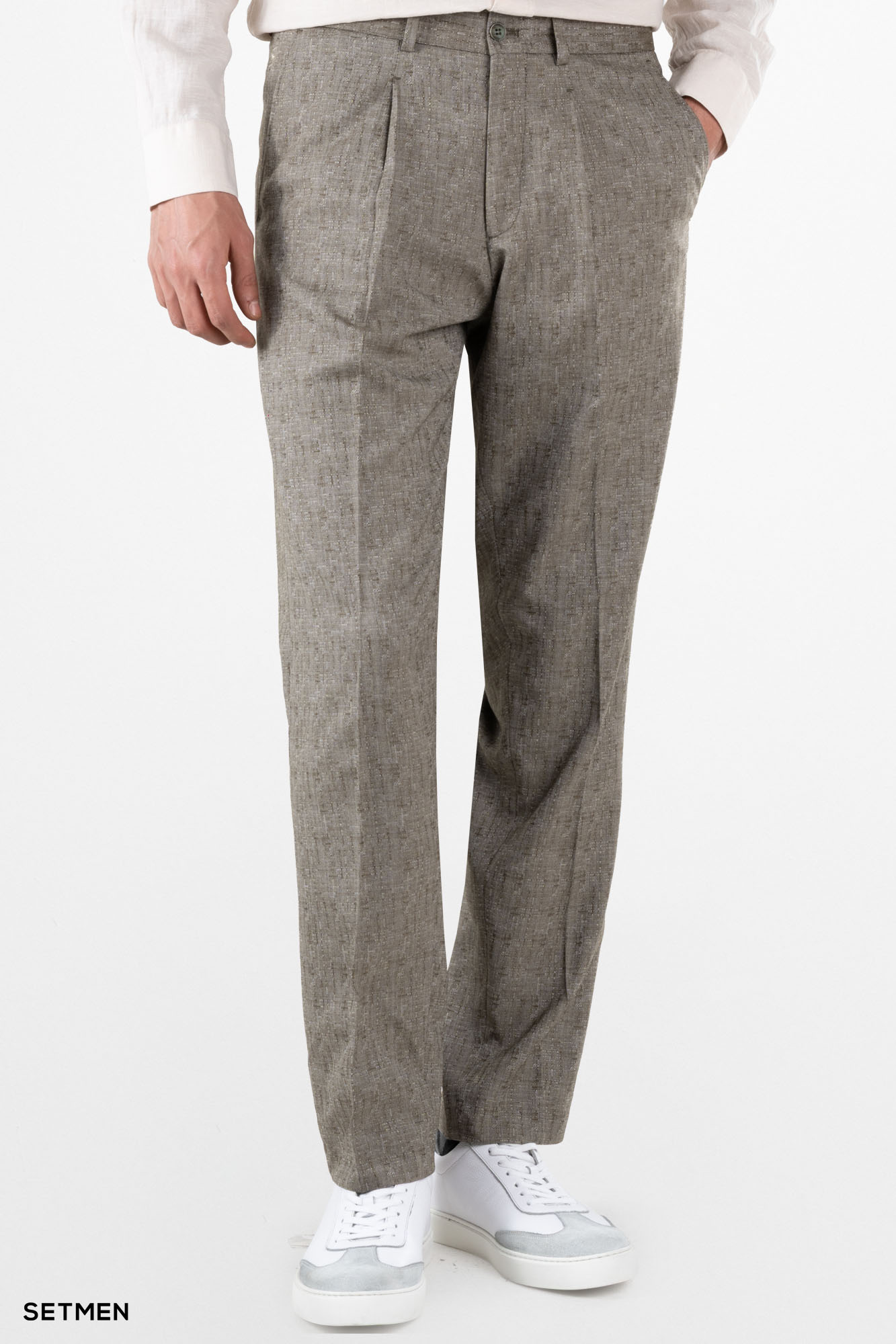 شلوار لینن مردانه کمر کش