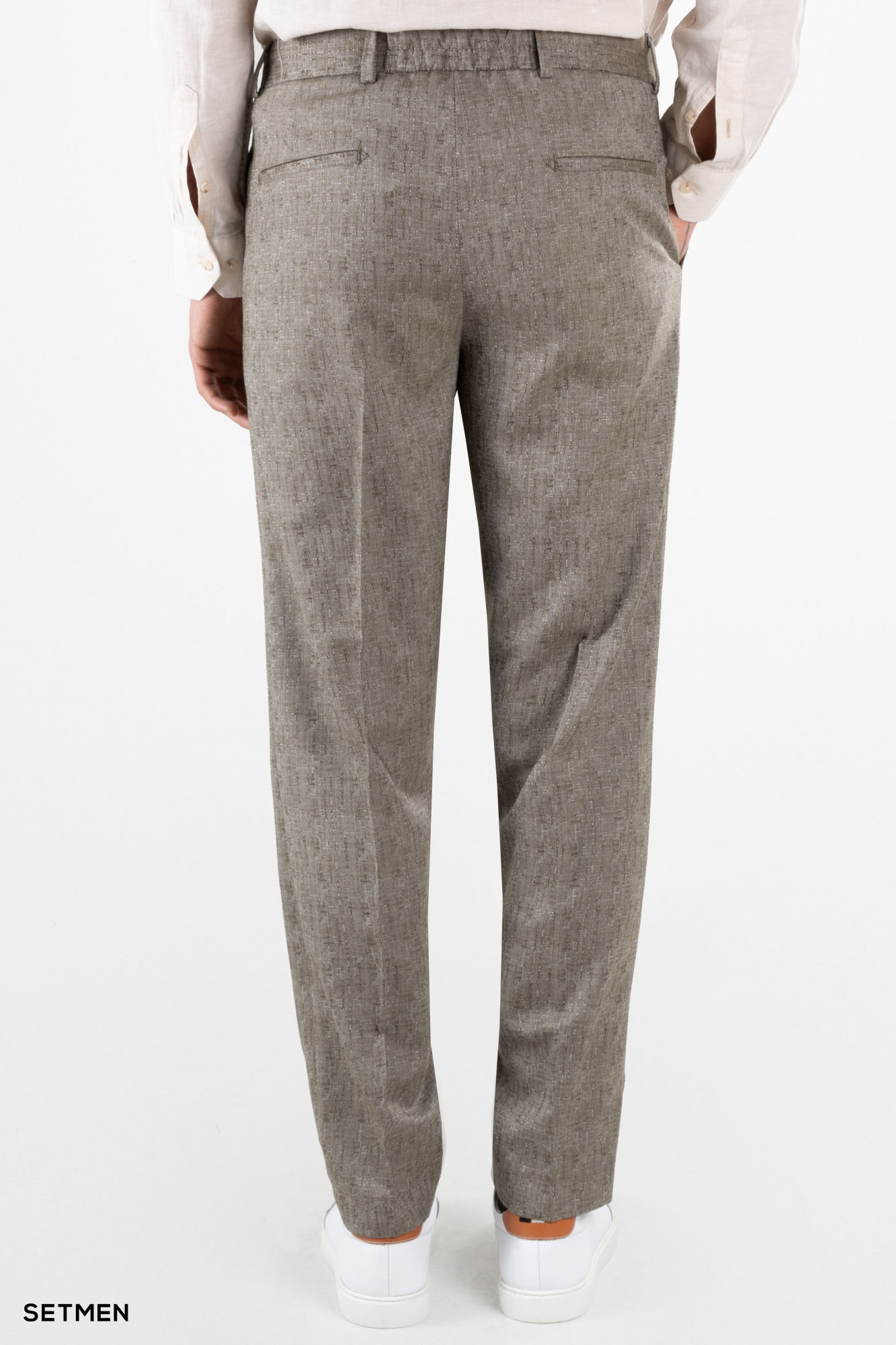 شلوار لینن مردانه کمر کش