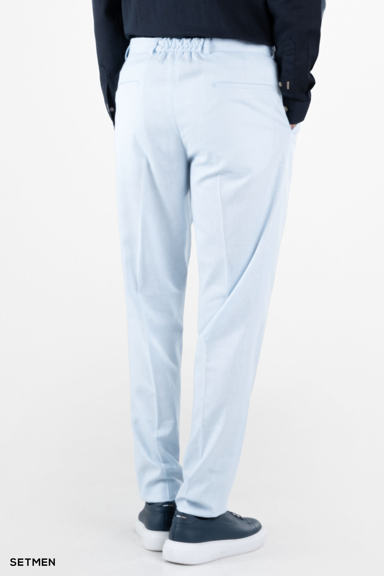 شلوار لینن مردانه کمر کش