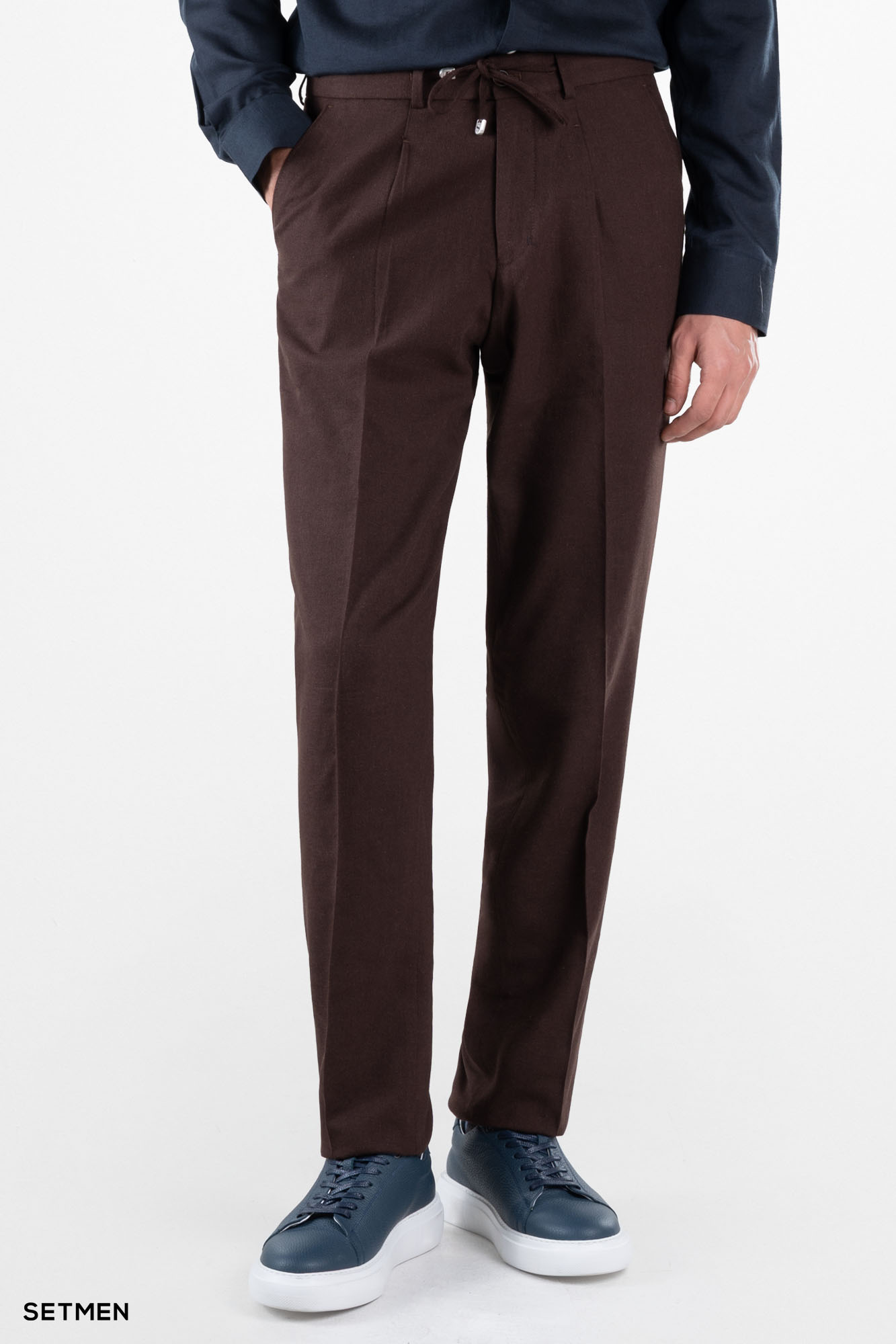 شلوار لینن مردانه کمر کش