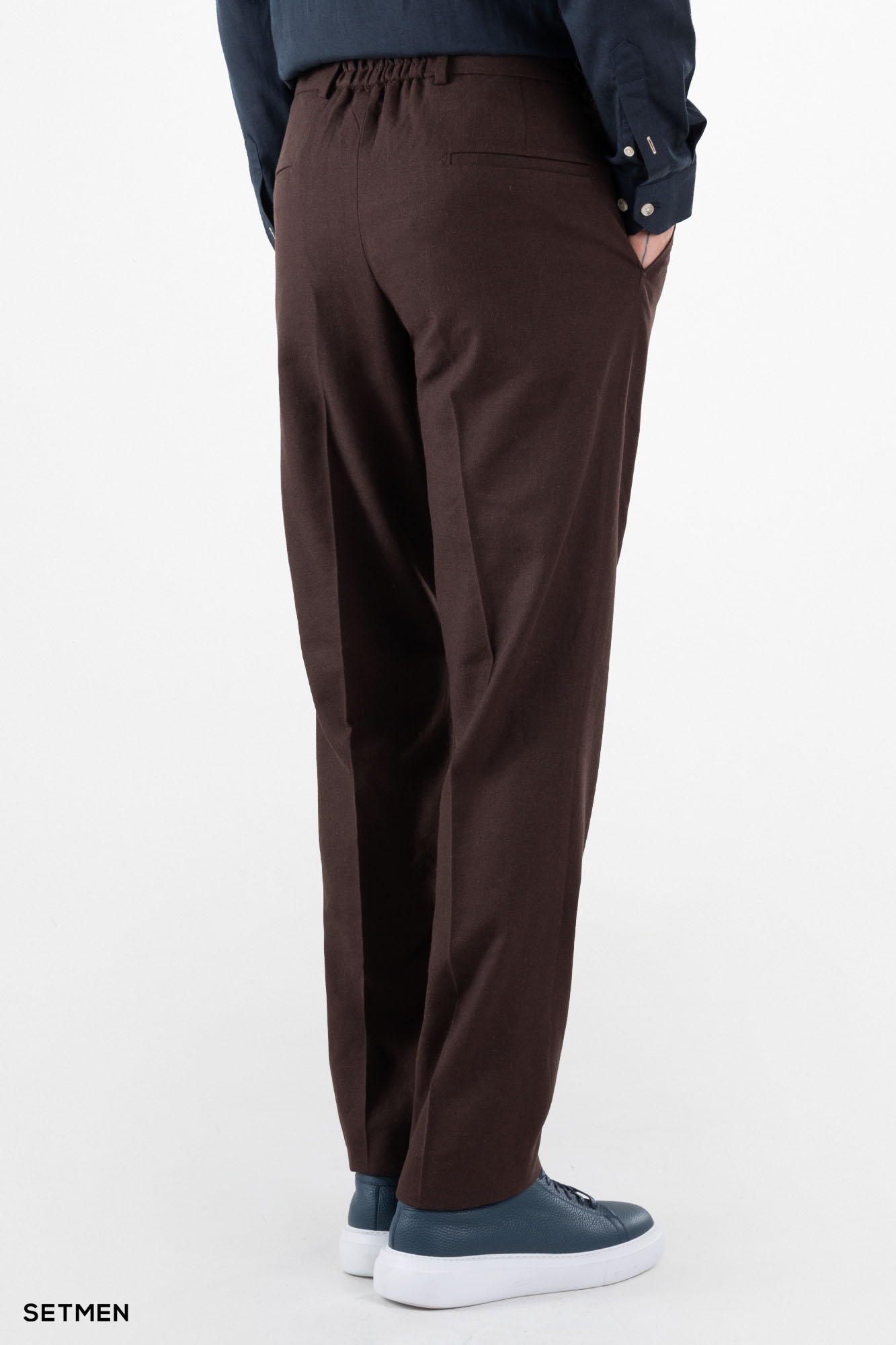 شلوار لینن مردانه کمر کش