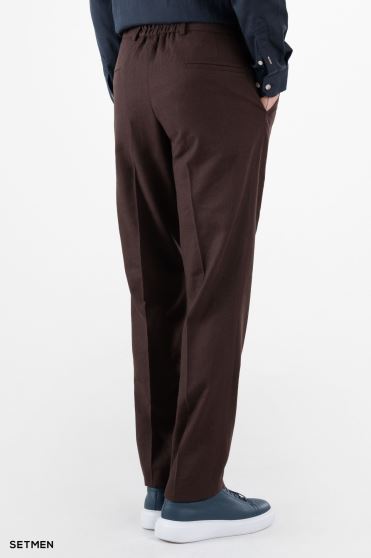 شلوار لینن مردانه کمر کش