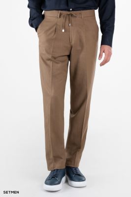 شلوار لینن مردانه کمر کش