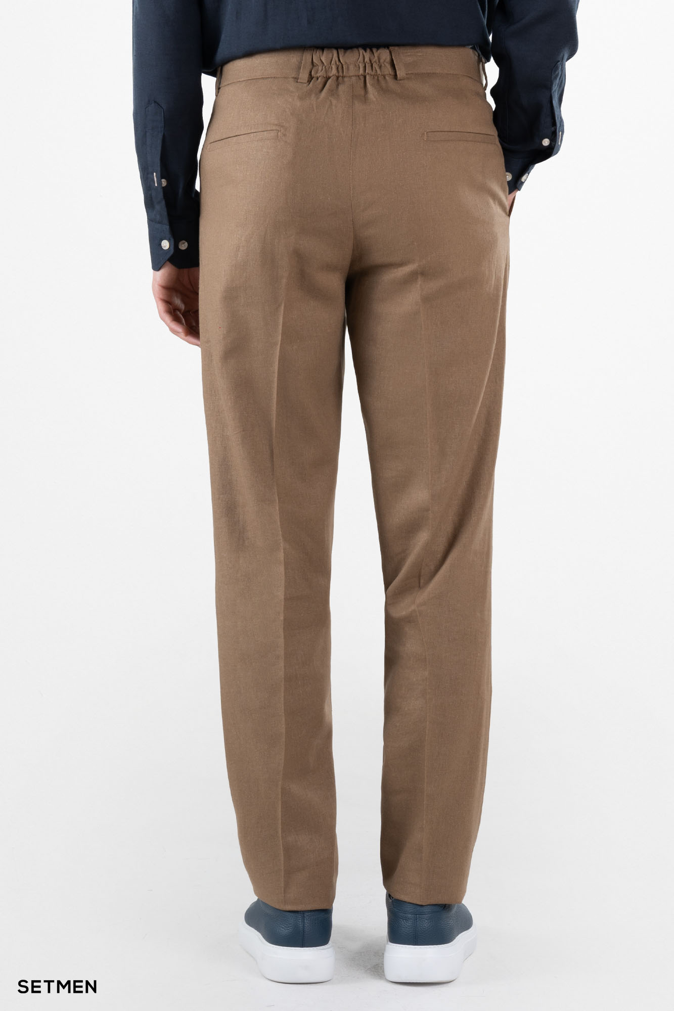 شلوار لینن مردانه کمر کش