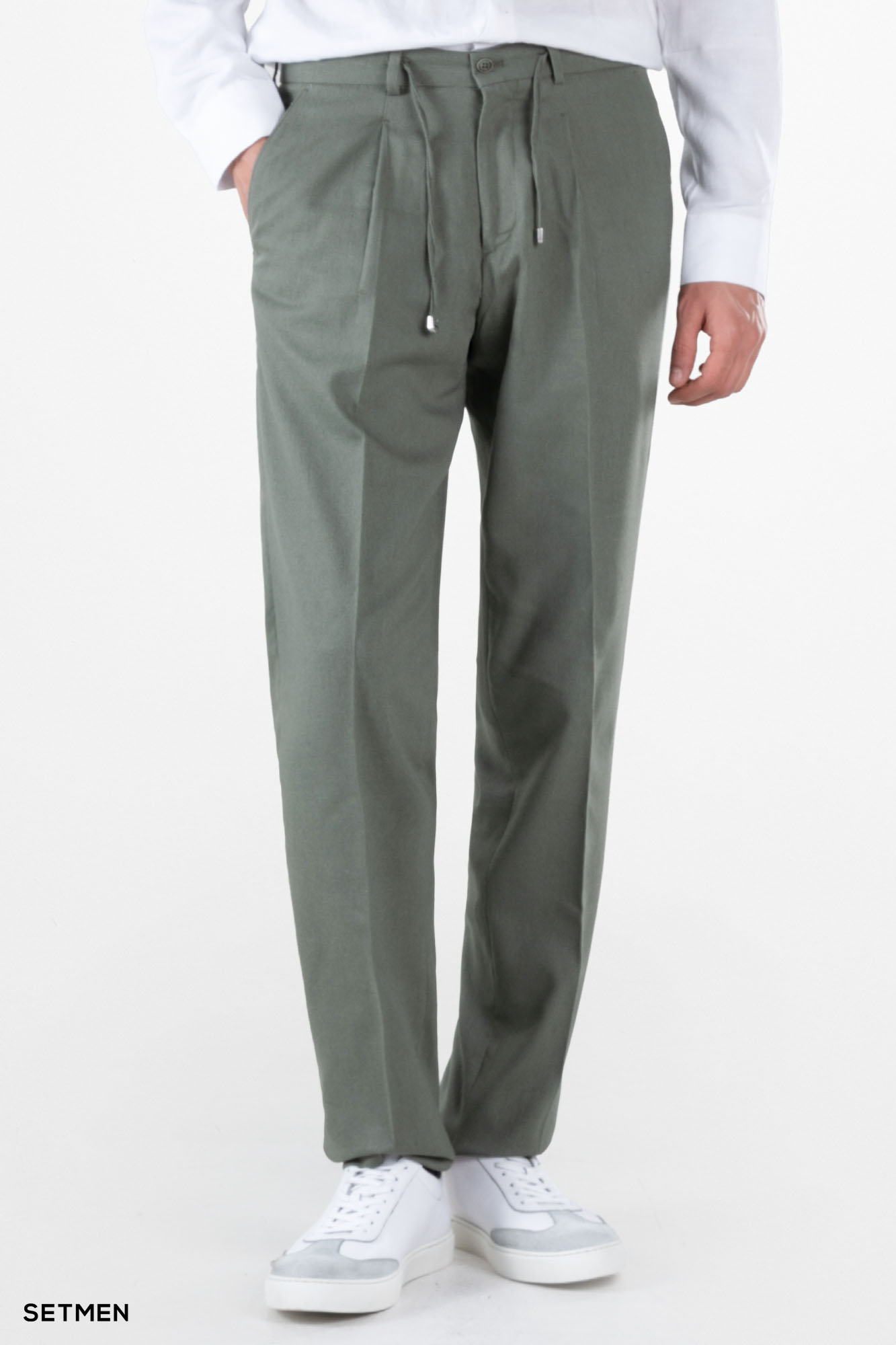 شلوار لینن مردانه کمر کش