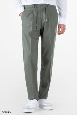 شلوار لینن مردانه کمر کش